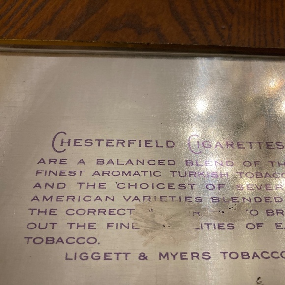 Liggett and Myers Chesterfield 50 cigarette tin. In collectors condition - Picture 3 of 8